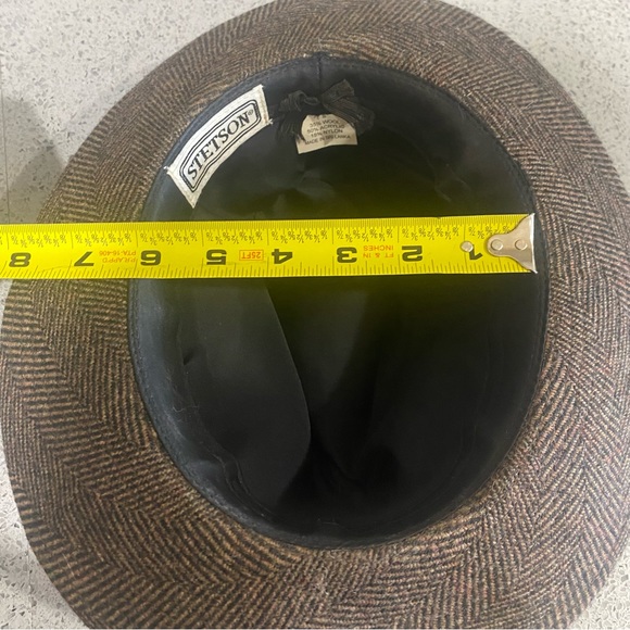 Stetson Accessories Vintage Stetson Fedora Tweed Hat Mens Bucket